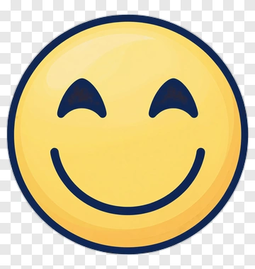 Smiling Emoji Face PNG