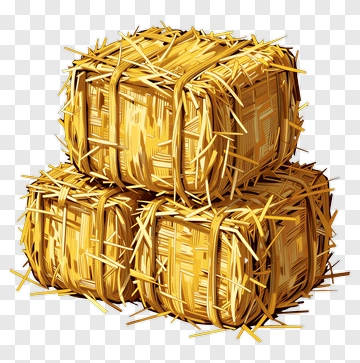 Stack Of Hay Bales PNG