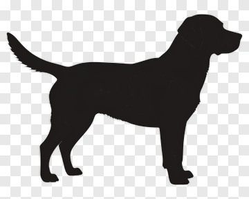 Silhouette Dog PNG