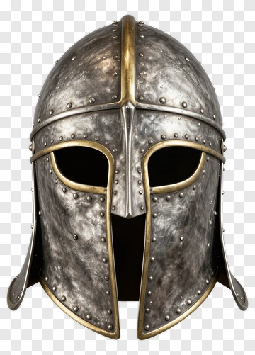 Medieval Warrior Helmet PNG