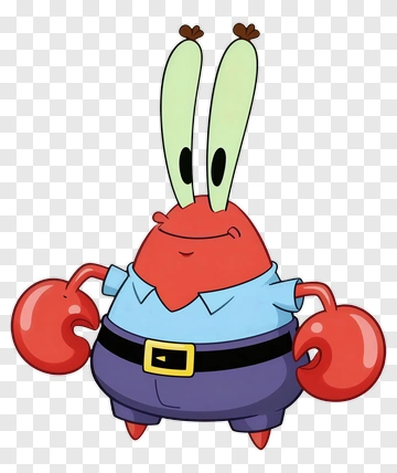 Cartoon Crab Character PNG
