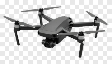 Drone With Four Rotors PNG