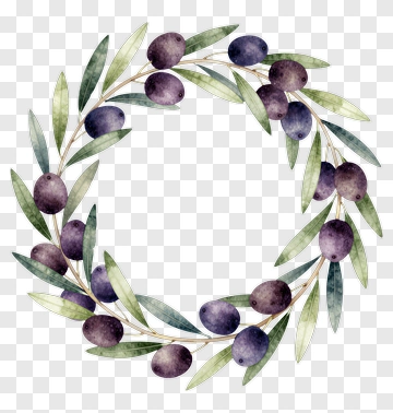 Olive Wreath PNG