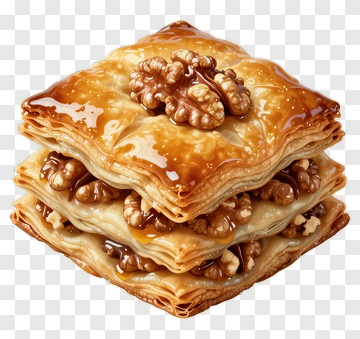 Baklava Dessert With Walnuts PNG