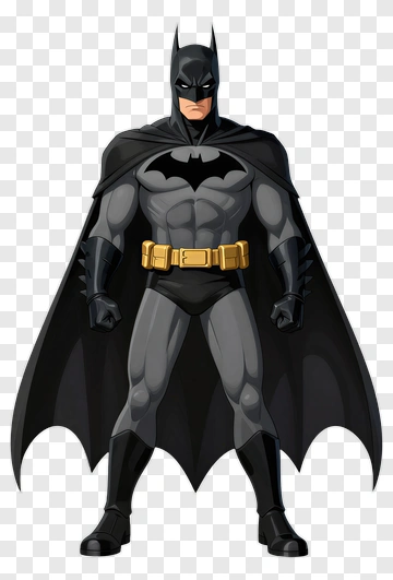Cartoon Batman Character PNG