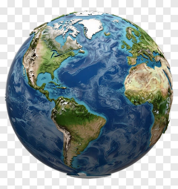 3D Globe Of Earth PNG