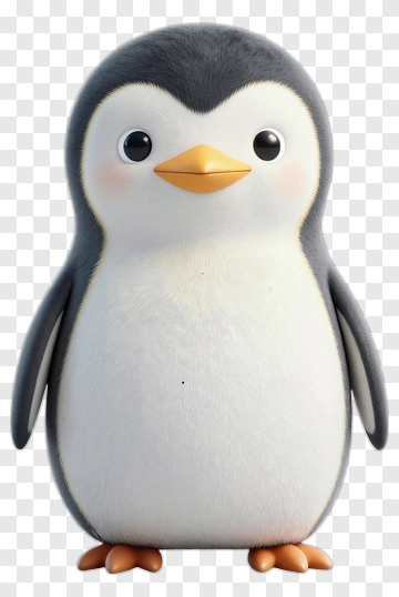 Cartoon Penguin Character PNG