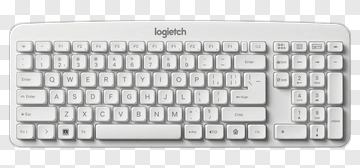 Logitech White Keyboard PNG
