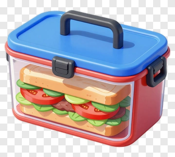 Lunchbox With Sandwich PNG