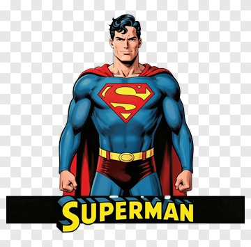 Superman Comic Character PNG