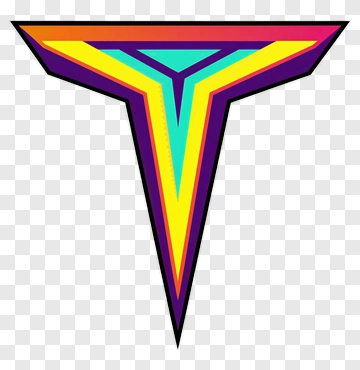 Colorful Geometric Logo Design PNG