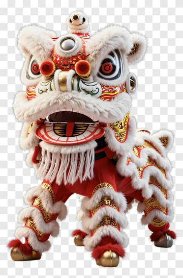 Lion Dance Costume PNG