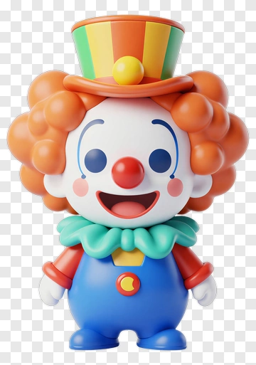 Cartoon Clown Character PNG