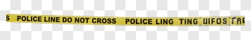 Police Line Do Not Cross Tape PNG