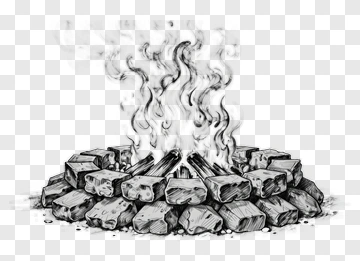 Campfire With Smoke PNG