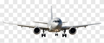 Commercial Airplane In Flight PNG
