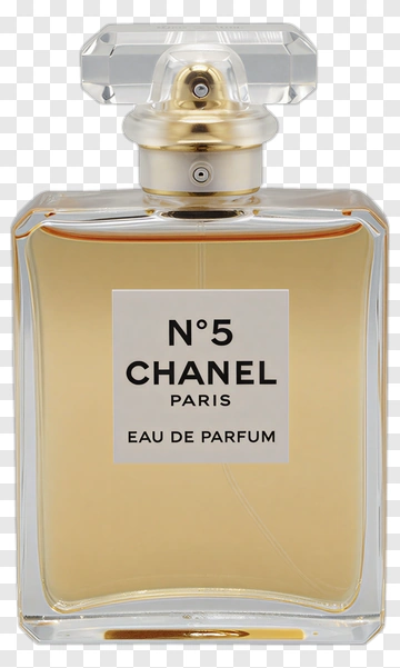 Chanel N°5 Eau De Parfum Bottle PNG