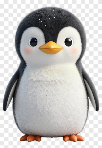 Cute Cartoon Penguin PNG