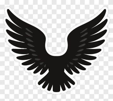 Black Wing Illustration PNG