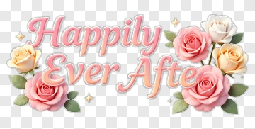 Happily Ever After With Roses PNG