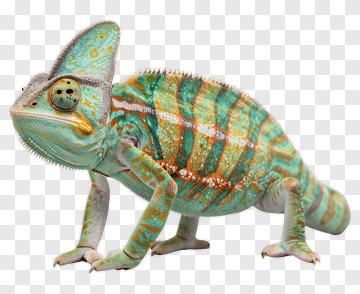 Colorful Chameleon PNG