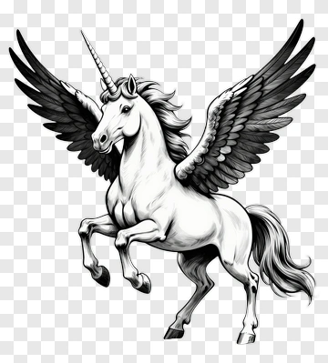 Winged Unicorn PNG