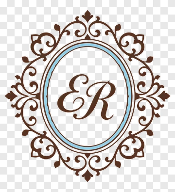 Elegant Monogram Er Design PNG