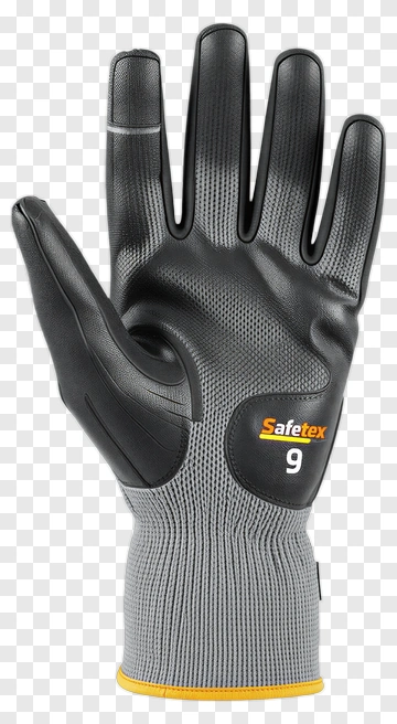 Safety Glove With Grip And Size 9 PNG