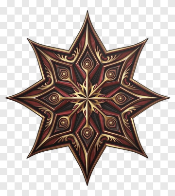 Decorative Star Design PNG