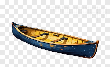 Wooden Canoe PNG