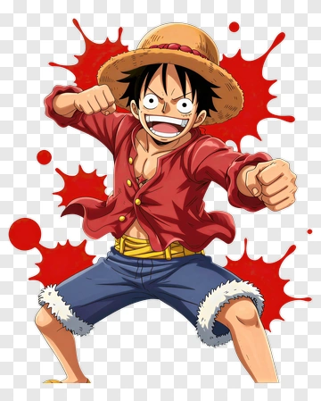 Excited Cartoon Character Punching PNG