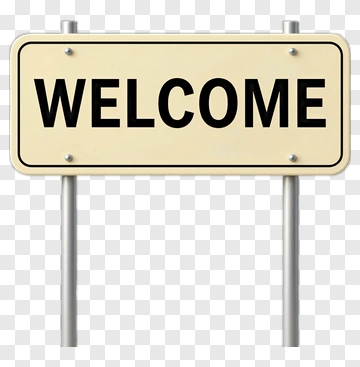 Welcome Sign PNG
