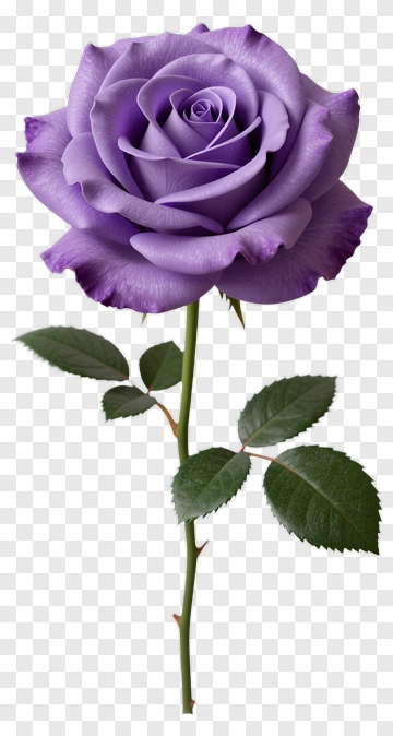 Purple Rose PNG