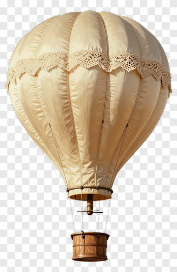 Vintage Hot Air Balloon PNG