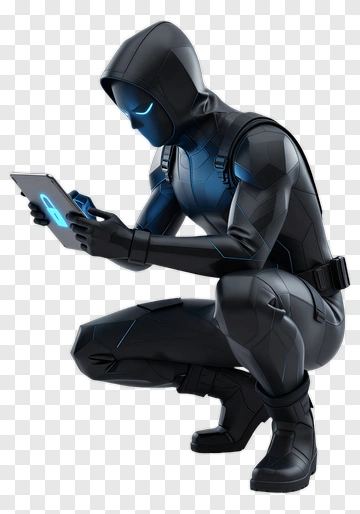 3D Character Using A Tablet PNG