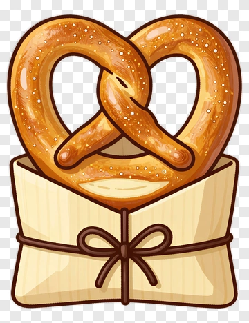 Pretzel In A Gift Box PNG