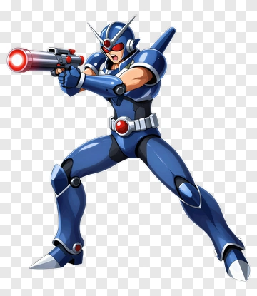 Futuristic Robot Holding A Laser Gun PNG