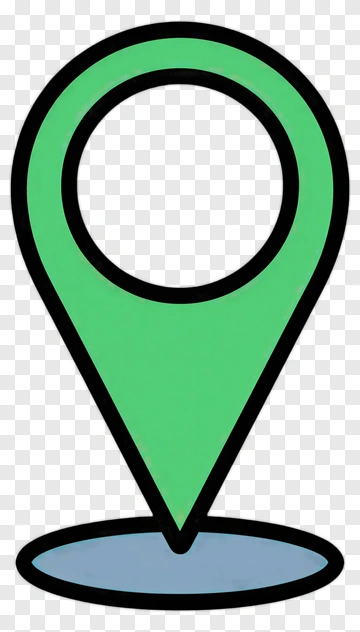 Green Location Pin Icon PNG