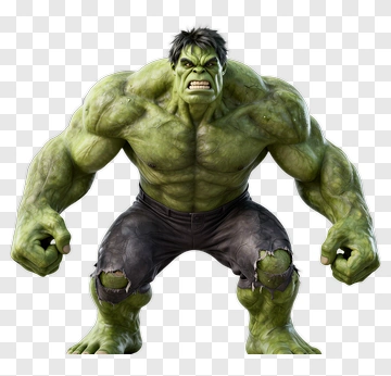 Hulk Character In A Powerful Pose PNG