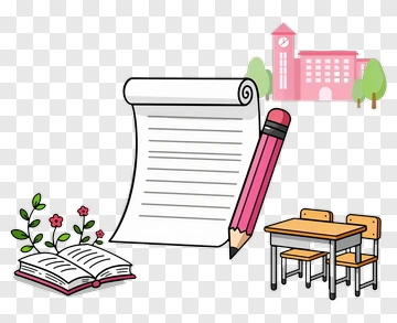 School Supplies And Classroom Elements PNG