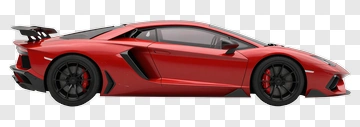 Red Sports Car Side View PNG