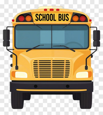 Yellow School Bus PNG