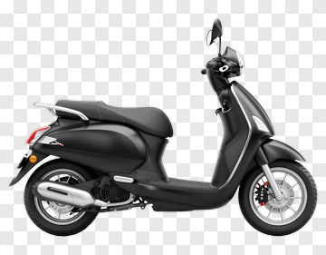 Black Scooter PNG