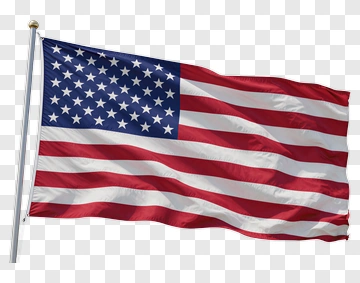 American Flag Waving PNG