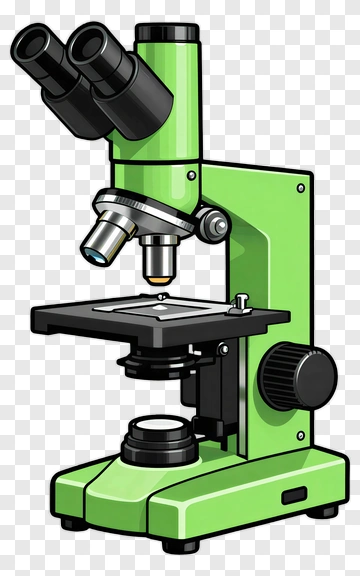 Green Microscope PNG
