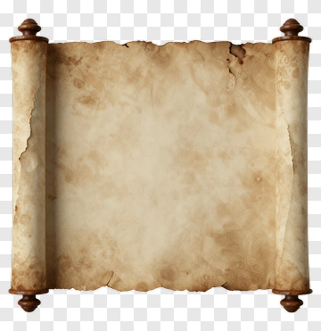 Old Scroll With Decorative Ends PNG