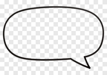 Speech Bubble Outline PNG