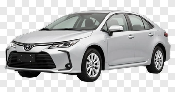 Silver Sedan Car PNG