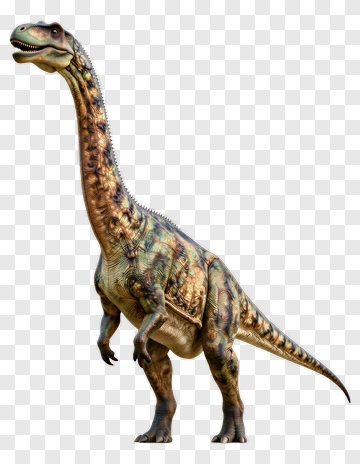 Realistic Dinosaur Standing PNG