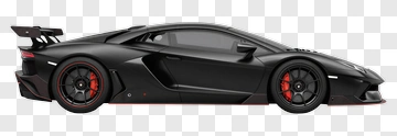 Black Sports Car PNG